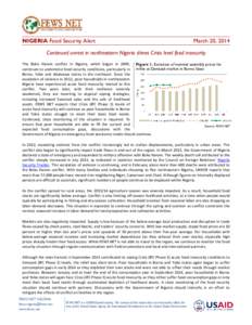 Earth / Famine Early Warning Systems Network / Boko Haram / Nigeria / World food price crisis / Food security / Food politics / Food and drink / Africa