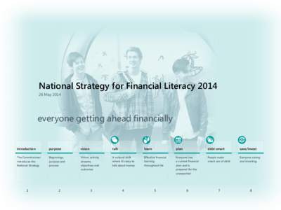 National Strategy for Financial Literacy[removed]May 2014 everyone getting ahead financially $$