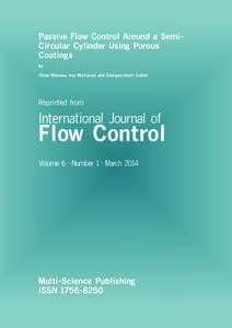 Passive Flow Control Around a SemiCircular Cylinder Using Porous Coatings by Chloé Mimeau, Iraj Mortazavi and Georges-Henri Cottet  Reprinted from