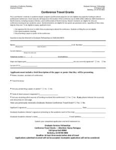 This is an interactive PDF form. Use the tab key or your mouse to move from field to field. After University of California, Berkeley entering the requested information, print the Graduate Division form by clicking on the