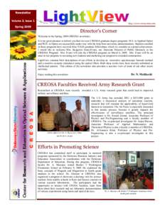 spring newsletter 2009-draft