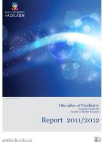 Discipline of Psychiatry School of Medicine Faculty of Health Sciences Report[removed]