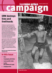 issue 6 | autumn[removed]campaign ERW destroys lives and livelihoods