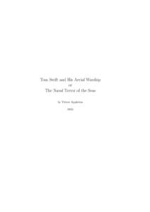 Tom Swift and His Aerial Warship or The Naval Terror of the Seas by Victor Appleton 1915