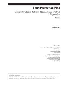 Rainwater Basin / Wetland / National Wildlife Refuge / Conservation biology / Conservation Reserve Program / Minnesota Valley Wetland Management District / Saline Wetlands Conservation Partnership / Nebraska / Environment / Ecology