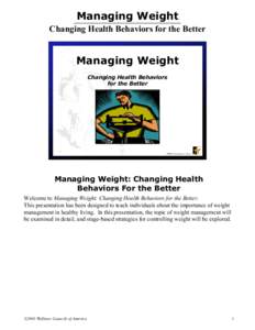 Microsoft PowerPoint - Managing Weight Presenter's Guide [Read-Only]