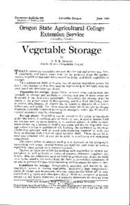 Extension Bulletin 464 (Revision of Bulletin 452) Corvallis, Oregon  June 1933