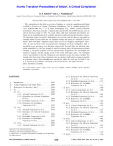 Emission spectroscopy / Scattering / Atomic physics / Quantum chemistry / Selection rule / Atomic spectral line / Forbidden mechanism / Wavelength / Emission spectrum / Physics / Chemistry / Spectroscopy