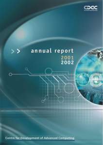 Annual Report[removed]CENTRE FOR DEVELOPMENT OF ADVANCED