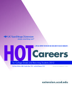 HOT  A Special Report for Recent and Mid-Career College Graduates Careers