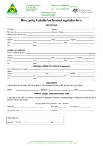 Microsoft Word - Leaded Fuel Application Form.doc