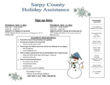 Microsoft Word - Holiday Assistance Sign-up flier 2013