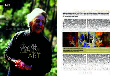 cover story  First published in Australian Art Collector, Issue 22 October-December[removed]Elisabeth Cummings