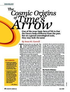 COSMOLOGY  The Cosmic Origins