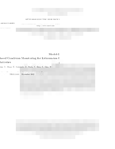 MITSUBISHI ELECTRIC RESEARCH LABORATORIES http://www.merl.com Model-Based Condition Monitoring for Lithium-ion Batteries Kim, T.; Wang, Y.; Sahinoglu, Z.; Wada, T.; Hara, S.; Qiao, W. TR2015-055