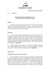 Draft  立法會 Legislative Council LC Paper No. CB[removed]Ref : CB1/PL/ES