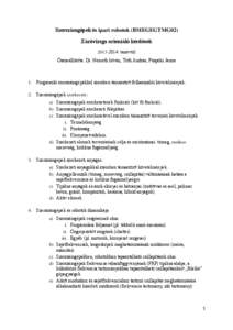 Szerszámgépek és ipari robotok (BMEGEGTMG02) Záróvizsga orientáló kérdések[removed]tanévtől Összeállította: Dr. Németh István, Tóth András, Püspöki János  1.