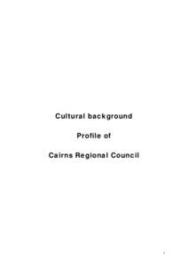 Microsoft Word - Cairns Multicultural demographic profile 2006 ABS census data.DOC