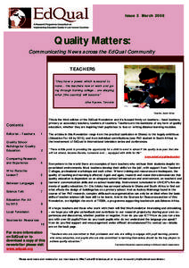 EdQual Newsletter March 08 - as at 14Mar08