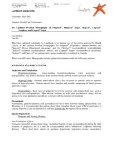 Microsoft Word - Clopixol & Fluanxol PM update Letter to Drug Info Centers Dec 2011 _en.doc
