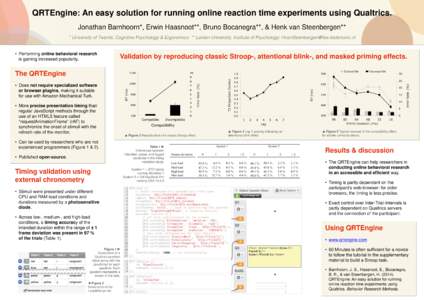 QRTEngine: An easy solution for running online reaction time experiments using Qualtrics