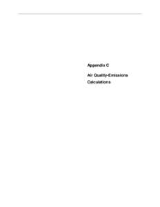 Appendix C Air Quality-Emissions Calculations Phillips 66 Port Costa Wharf Marine Oil Terminal Demolition Project