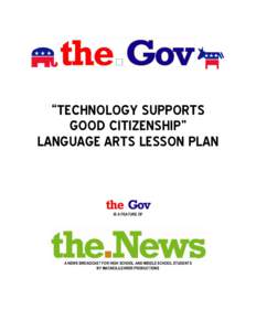 “TECHNOLOGY SUPPORTS GOOD CITIZENSHIP” LANGUAGE ARTS LESSON PLAN IS A FEATURE OF