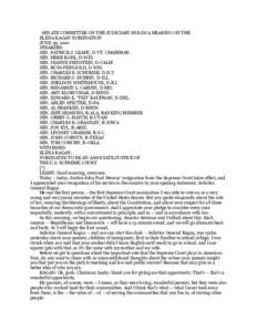 Elena Kagan / Jeff Sessions / Patrick Leahy / John Roberts / Kagan / Today / Samuel Alito Supreme Court nomination / You Got to Move / Supreme Court of the United States / Politics of the United States / Presidency of Barack Obama