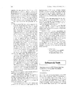 TUGboat, Volume[removed]), NO. 4 identified two such projects, these being (1) the specification of a canonical TEX kit, and (2) the implementation of an extended TEX (to be known as e - m ) based on the present WEB impl