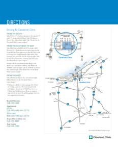 Directions Driving to Cleveland Clinic 2  E. 105