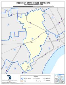 MICHIGAN STATE HOUSE DISTRICT[removed]Apportionment Plan[removed]