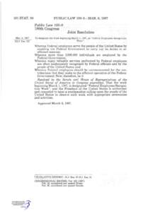 101 STAT. 98  PUBLIC LAW 100-8—MAR. 6, 1987 Public Law[removed]100th Congress