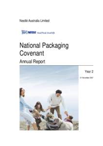 Nestlé Australia Limited  National Packaging Covenant Annual Report Year 2