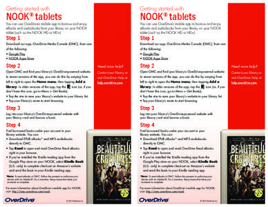 Computing / Computer file formats / Android devices / Barnes & Noble / Amazon Kindle / OverDrive /  Inc. / EPUB / Barnes & Noble Nook / Mobipocket / Electronic publishing / E-books / Publishing