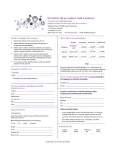 Seminar 2015 Exhibitor Contract