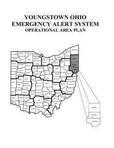 YOUNGSTOWN OHIO EMERGENCY ALERT SYSTEM OPERATIONAL AREA PLAN ASHTABULA LAKE