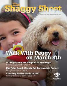 Humane Society of the Palm Beaches • Spring[removed]Walk With Peggy on March 8th 163 Dogs and Cats Adopted in Two Days! What a Mega event — Page 3