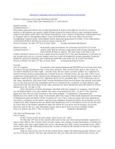 Southern Campaign American Revolution Pension Statements Pension Application of George Harbinson R4586 Transcribed and annotated by C. Leon Harris South Carolina } Fairfield District }