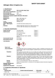 SAFETY DATA SHEET  1. Identification Product identifier  Ultra Low Sulfur Diesel, Dyed