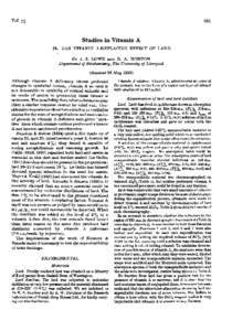 Alcohols / Vitamin A / Tocopherol / Vitamin D / Vitamin / Xerophthalmia / Folic acid / Fat / Nutrition / Medicine / B vitamins