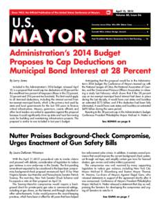 United States / Mick Cornett / Michael Nutter / Mayors Against Illegal Guns / Municipal bond / Michael Bloomberg / Politics of the United States / United States Conference of Mayors / Year of birth missing