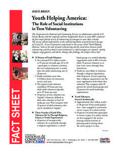 Youth Volunteer Fact Sheet.qxp