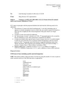 5JSC/ALA/4/CCC response March 16, 2007 p. 1 To: