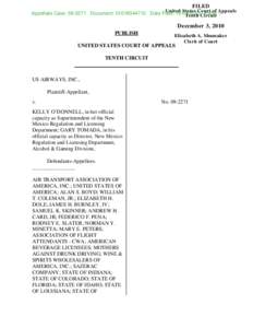 FILED United States Court of Appeals Appellate Case: [removed]Document: [removed]Date Filed: [removed]Page: 1 Tenth Circuit