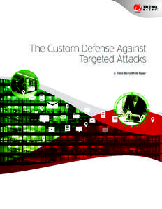 The Custom Defense Against Targeted Attacks A Trend Micro White Paper Contents Executive Summary. . . . . . . . . . . . . . . . . . . . . . . . . . . . . . . . ...........................................................