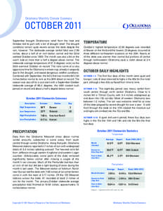 Physical geography / Precipitation / Rain / Humid continental climate / Oklahoma Mesonet / Atmospheric sciences / Meteorology / Climate