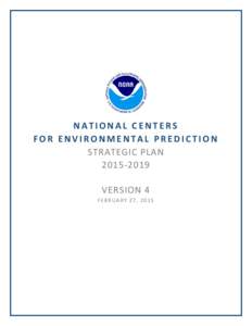 NCEP Strategic Plan