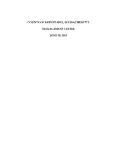 Auditing / Financial statements / United States Generally Accepted Accounting Principles / Financial audit / Governmental Accounting Standards Board / Reconciliation / Internal control / General ledger / GASB 45 / Accountancy / Business / Finance