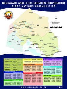 Aboriginal peoples in Canada / Matawa First Nations / Neskantaga First Nation / Shibogama First Nations Council / McDowell Lake First Nation / Chapleau Cree First Nation / North Spirit Lake First Nation / Wapekeka First Nation / Keewaytinook Okimakanak Council / Nishnawbe Aski Nation / First Nations / Ontario