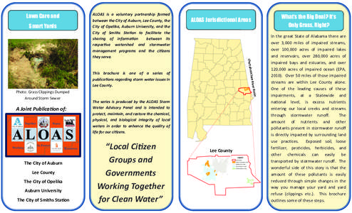Alabama / Environmental engineering / Columbus /  Georgia metropolitan area / Auburn metropolitan area / Opelika /  Alabama / Hydraulic engineering / Stormwater / Rain garden / Storm drain / Environment / Geography of Alabama / Water pollution